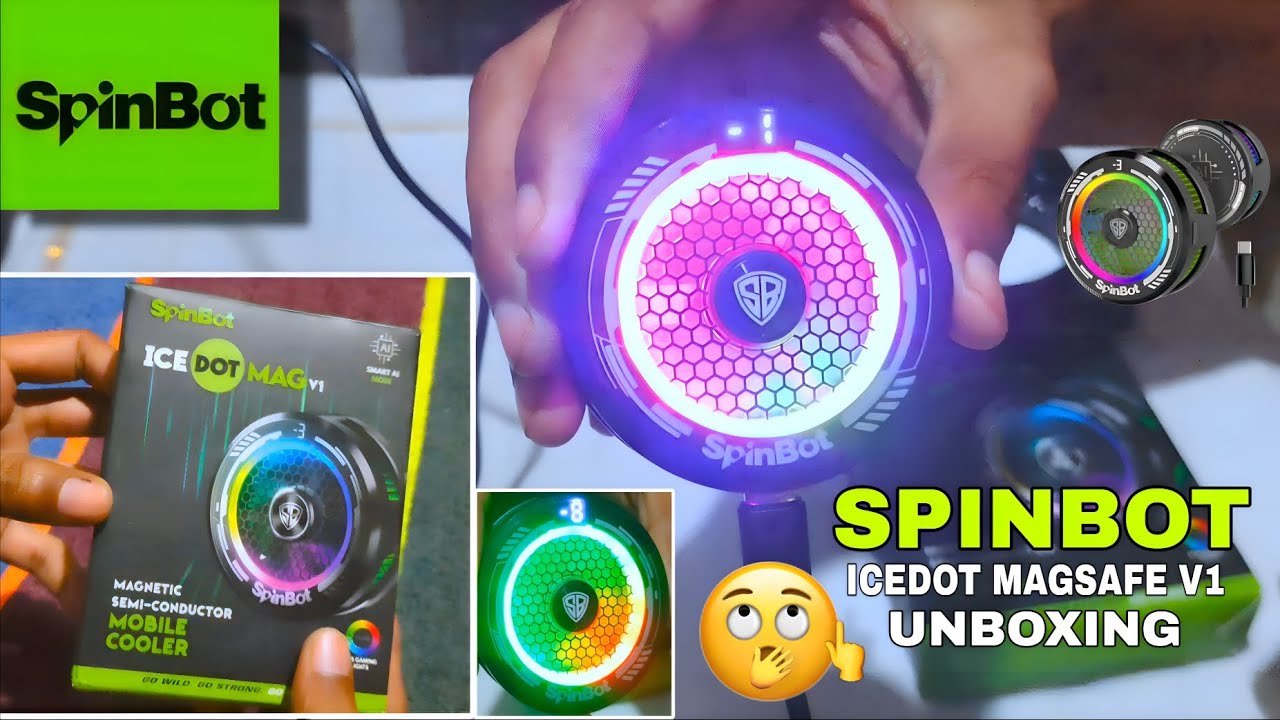 SpinBot IceDot Mag v1 Mobile Cooler -Unboxing