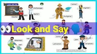 People who help us - look and say - STD 2 Term 3 English - pg.no.72 & 73