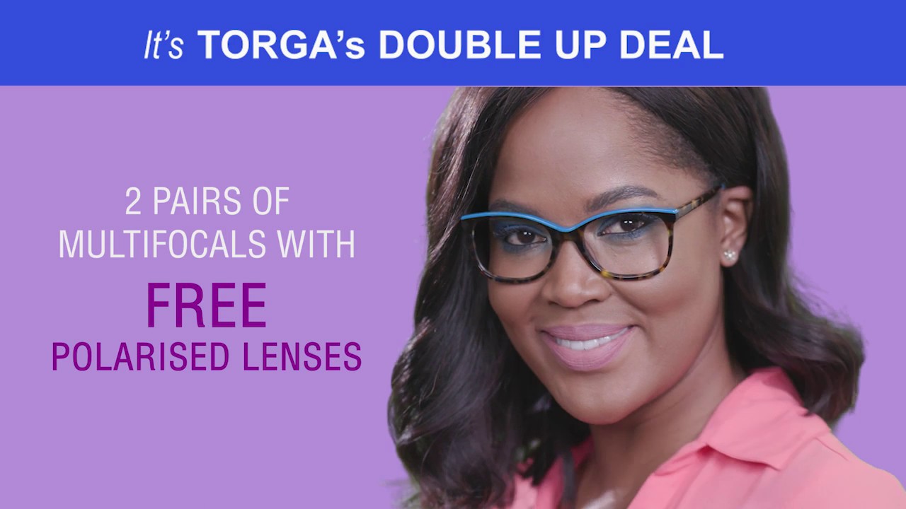 It's Torga's Double Up Multifocal Promotion from only R4999 cash!