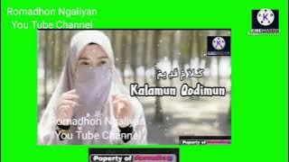 Sholawat terbaru Kalamun Qidimun Cover Syifa feat ma'ruf(lirik&terjemahan).Versi Acustik.Rimadhon N.