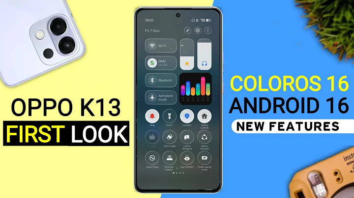 Oppo K13 ColorOS 16 Update - 25+ Amazing Features | Android 16 New Update K13