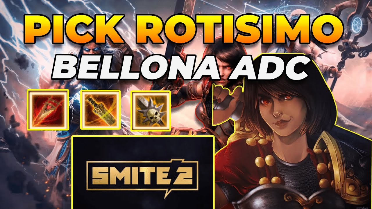 SMITE 2 BELLONA GAMEPLAY DE ADC - IMPOSIBLE PERDER 🥵 | TottiGR