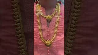 👌🔥Beautiful Lightweight Gold mango haram & short necklace designs just 45gm #jewelry #latest #viral 👌🔥Beautiful Lightweight Gold mango haram & short necklace designs just 45gm #jewelry #latest #viral