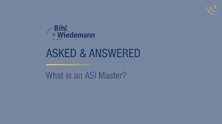 eWhat is an ASi Master? - Asked & Answered