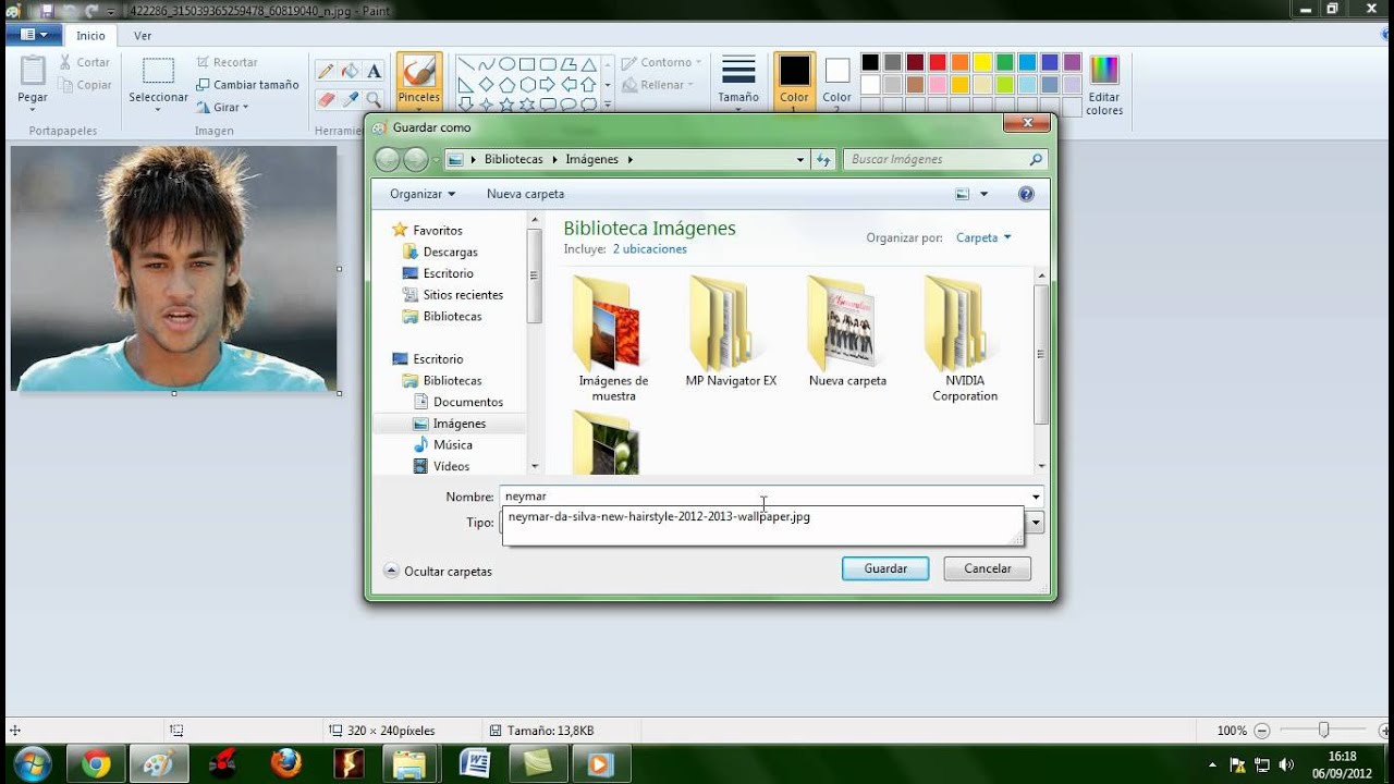 como comvertir una imagen a icono con paint YouTube