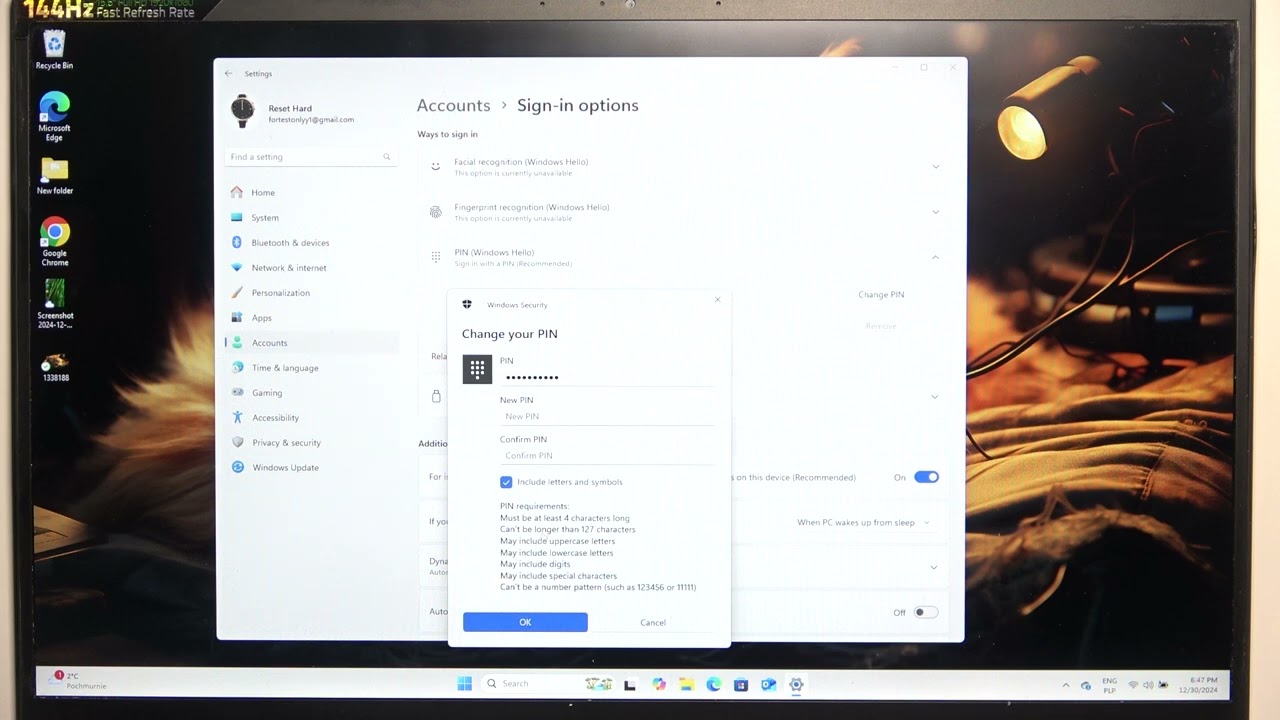 How to Set Up Password on RAZER BLADE 15 – Security Settings