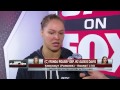 Ronda reacts to her epic KO against Alexis Davis