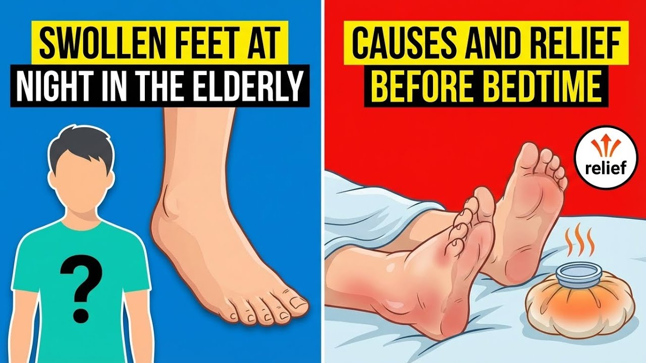 Swollen Feet at Night in the Elderly Causes
