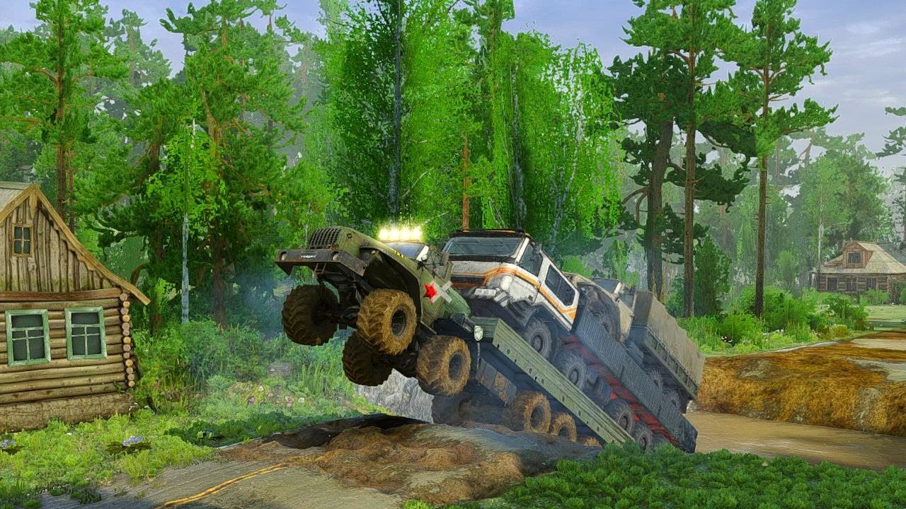 Spintires: Mudrunner | Driver Skill | Driving on the World's Most Dangerous Roads Eps05 