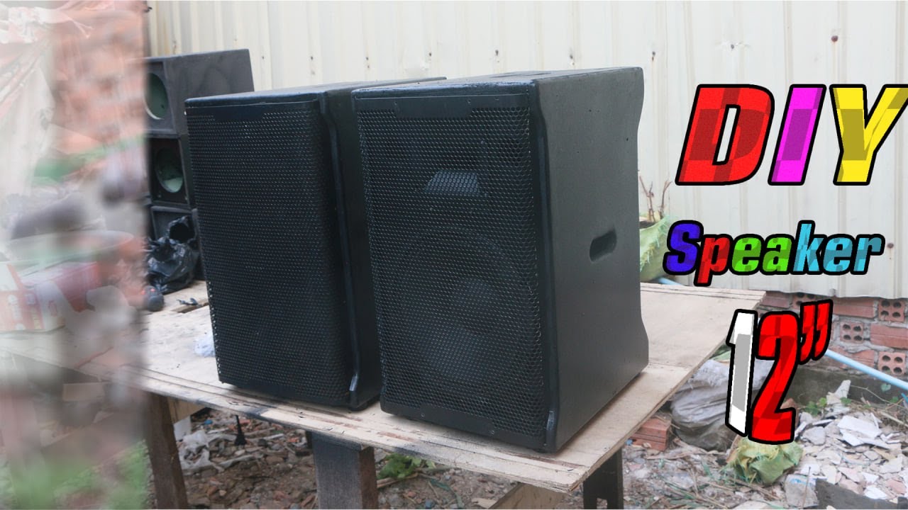 Diy speaker 12"' how to  M I S Sounds