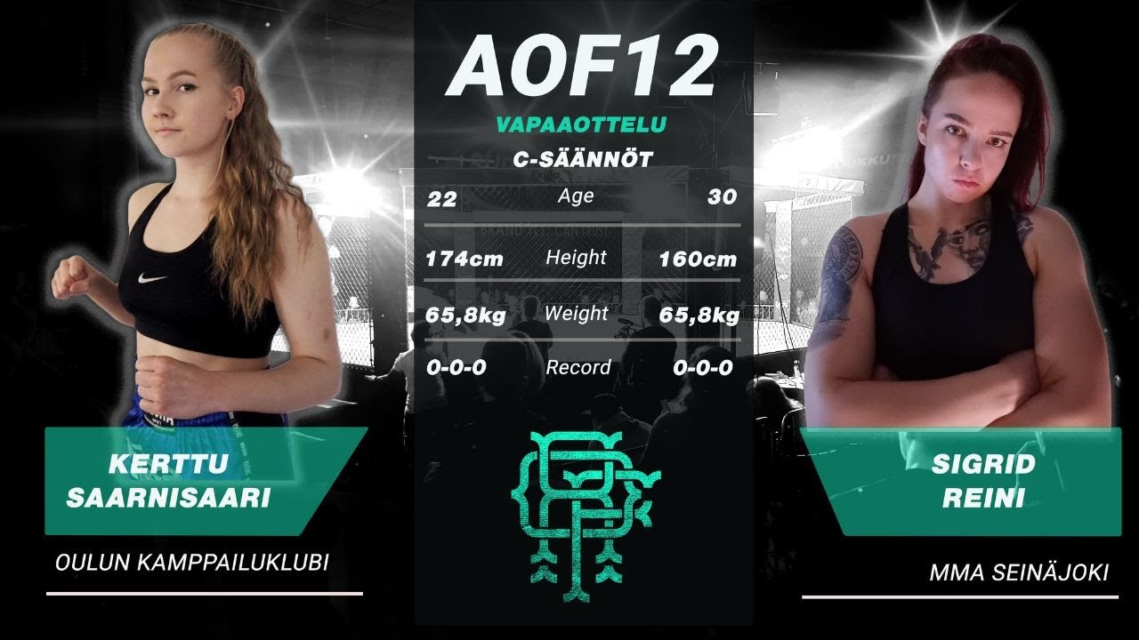 Art of fight 12 - 3. Ottelu -  Saarnisaari - Reini