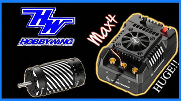 HOBBYWING 12S MAX4 esc and 560kv 70125 motor first look! HUGE!!