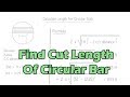 What is Cut Length? How to Find Cut Length of Circular Bar