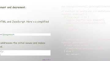 How to Increment and Decrement a Progress Bar on Pointer Events in JavaScript