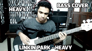 Video thumbnail of "Linkin Park (feat. Kiiara) - Heavy | Bass Cover - Gidel"