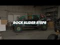 Polaris rzr pro r xp rock slider side steps by fastlab