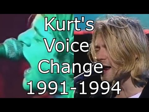 Nirvana - Come As You Are - Kurt's Voice Change 1991-1994 (Live Mix)