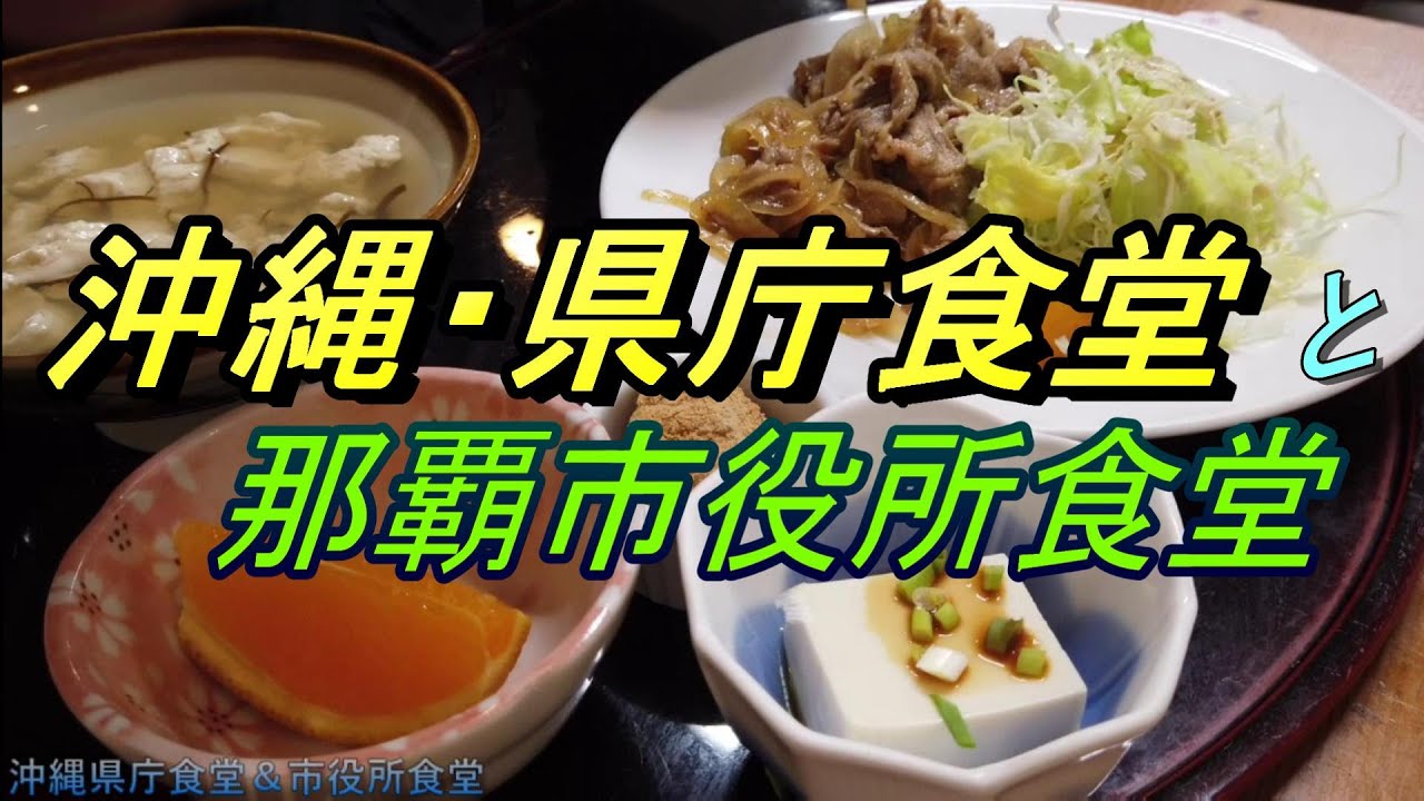 【沖縄食堂】沖縄県庁でランチ・国際通りに近い格安食堂・那覇市役所の食堂にも立ちより・県議会棟のいカレーハウス「アジトや」にもよってみた・・