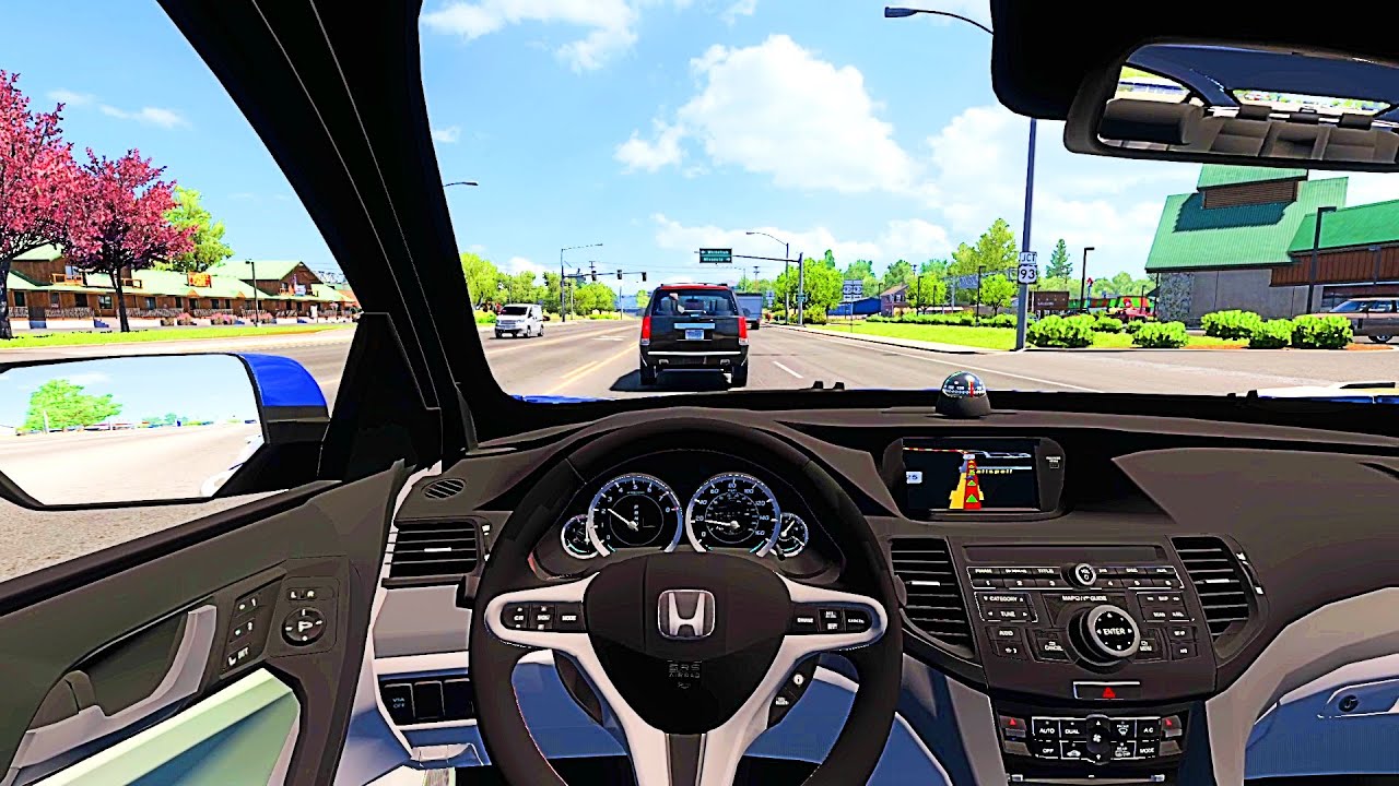 2017 Honda Civic American Truck Simulator Car Mod Gameplay YouTube