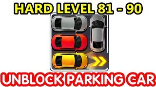 Unblock Parking Car | HARD | Level 81 - 90 | Solution screenshot 5