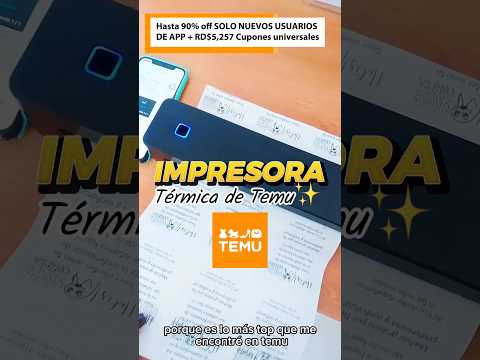 Impresora térmica de Temu: (Kfb2995)