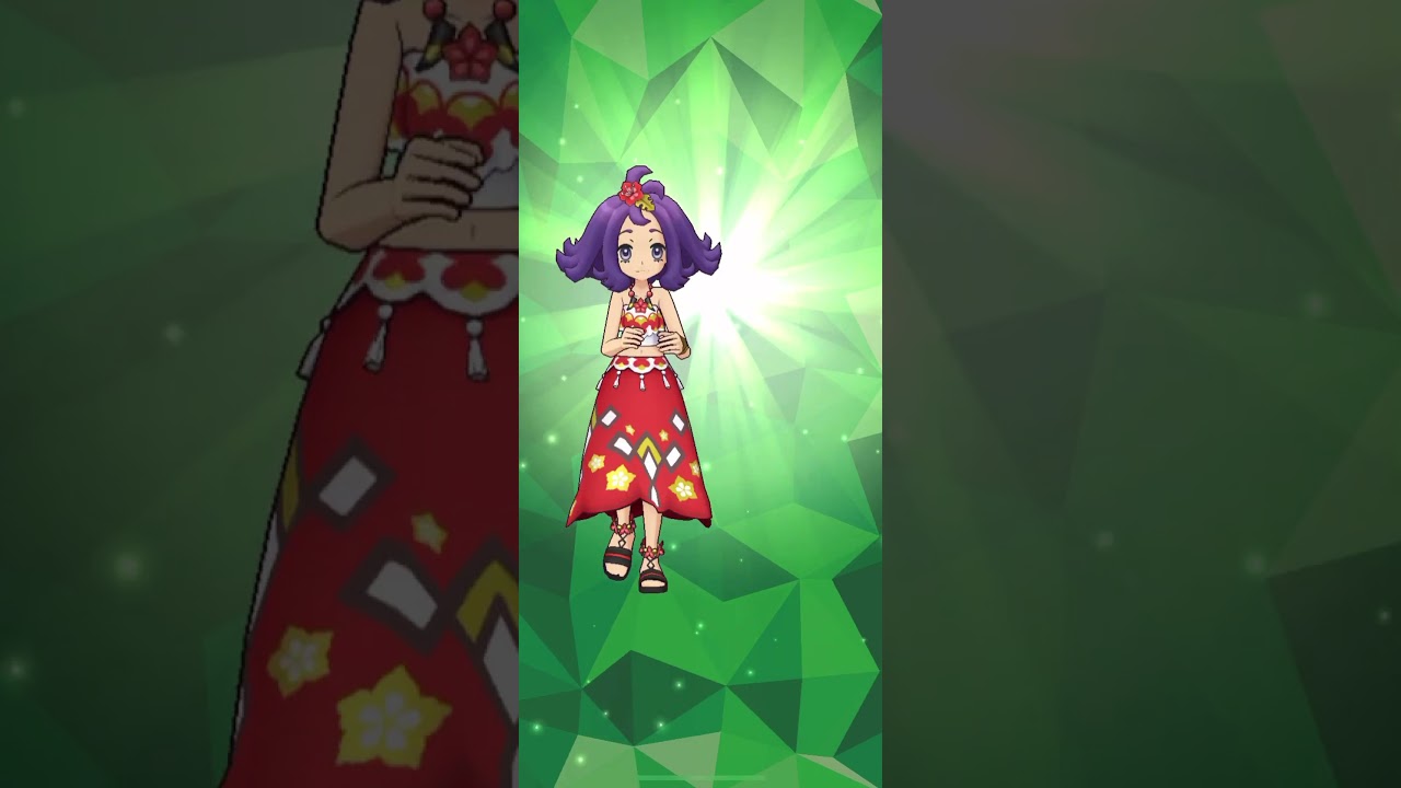 I got SS Acerola in one multi pull in Pokémon masters EX✨😱