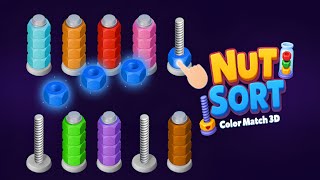 لعبة Nut Sort 3D: Color Match (من تطوير Margala Games) - فيديو طريقة اللعب على نظام iOS (عالي الدقة) screenshot 1