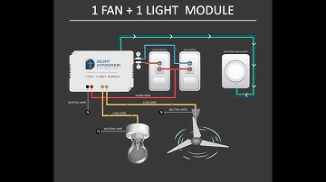 Installation of Fan +1 module | Learn how to automate of light and fan | Delphy Automation