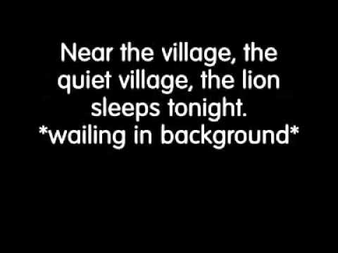 The Tokens The Lion Sleeps Tonight Lyrics Youtube