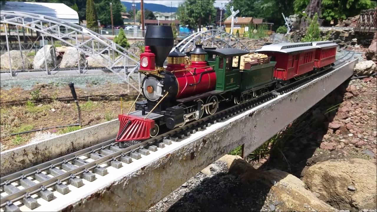 HUGE G-Scale Garden Railroad! - YouTube