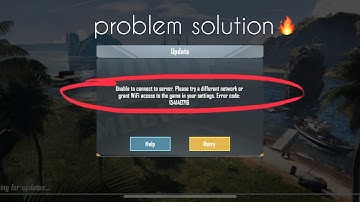 Pubg Fix Error Code 154140716 Unable Connect to server please try to different network...