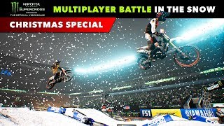 ¡Batallas multijugador de Supercross en la nieve! - Supercross The Game screenshot 5