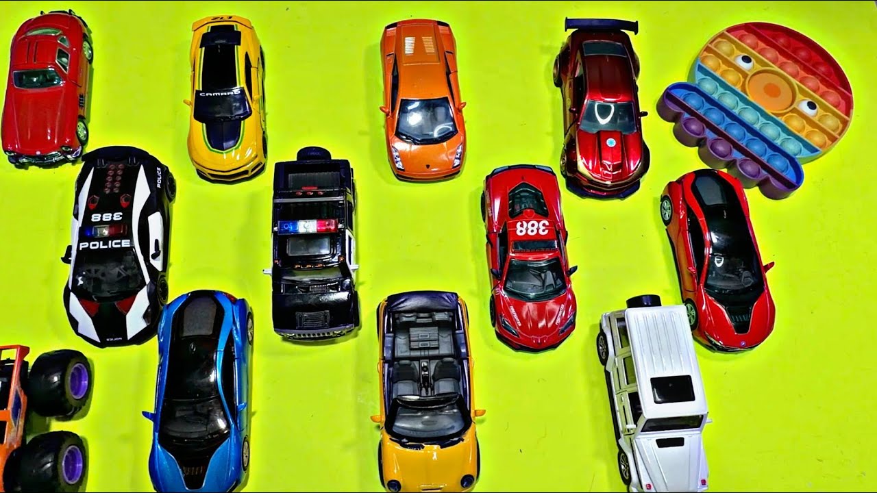 🛵 ASMR_Video * 12 Units Toy Cars I No Music *