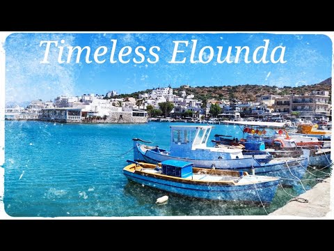 🇬🇷 A Tour of Elounda Crete - 4K Walking Tour