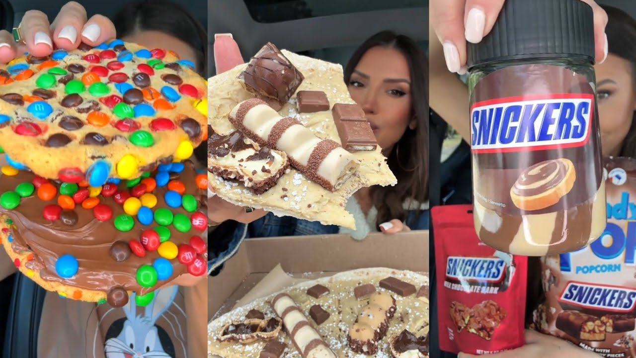 📍 Miami Crispy pizza topped with pistachio cream, Kinder Bueno, Kinder Duplo, Kinder Hippo, waffles 