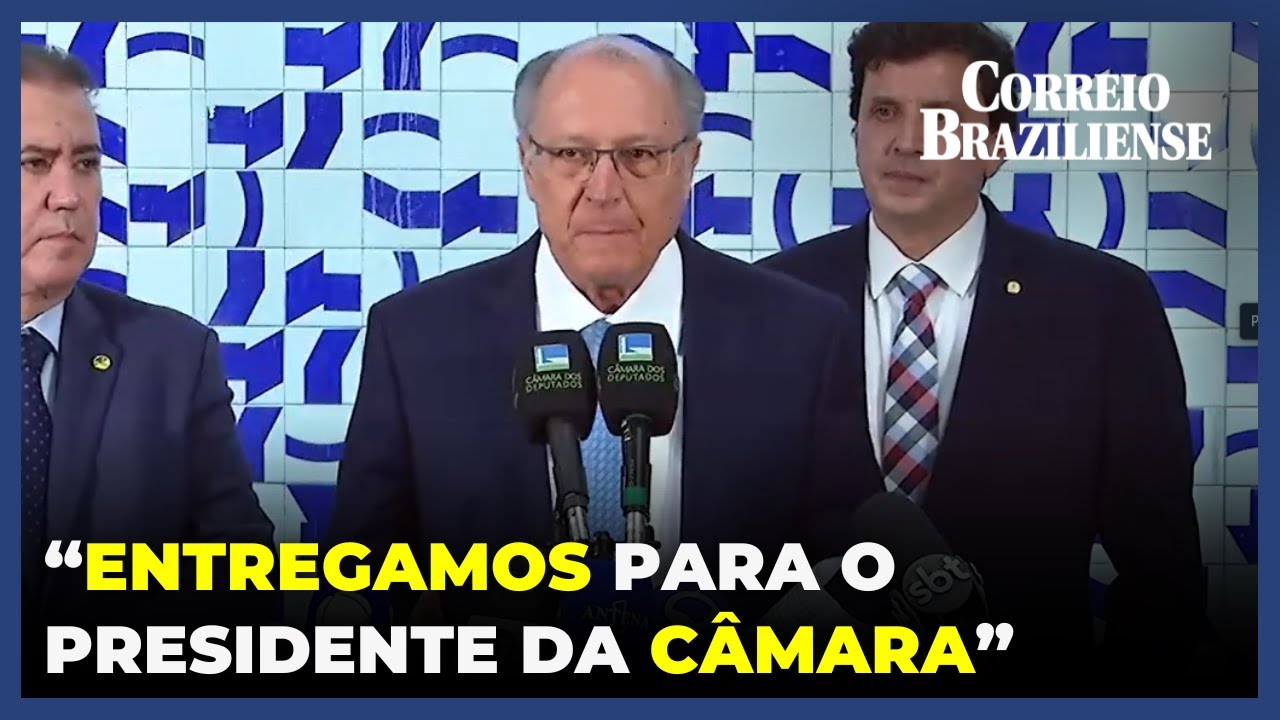 Tarifaço: Alckmin entrega projeto para responder tarifas dos EUA  - 