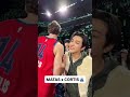 NBA Star Matas Buzelis surprises CORTIS with gift at All-Star Weekend! #NBAAllStar