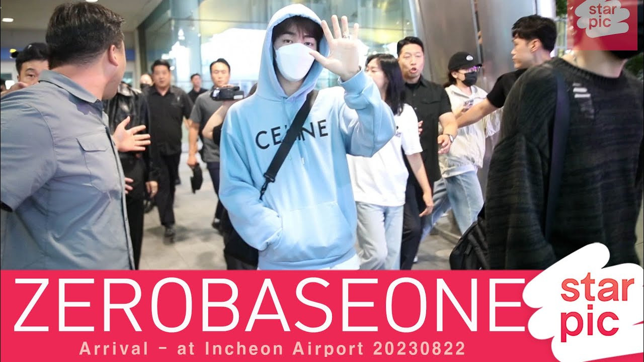 제로베이스원 'LA KCON 마치고 왔어요!' [STARPIC] / ZEROBASEONE Arrival - at Incheon Airport 20230822