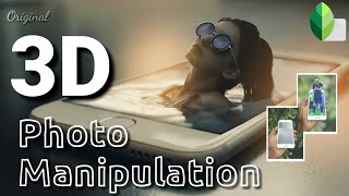 3D Photo Manipulation | Simple Steps | Using Snapseed | Editing