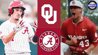 #9 Oklahoma vs #12 Alabama (G2) | 2025 College Baseball Highlights