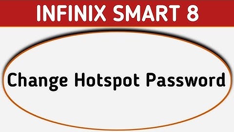 Infinix Smart 8 hotspot password kaise change kare, how to set another password on Hotspot in tecno