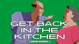 get back in the Kitchen! - MEME (Batman Beyong) - Green Screen