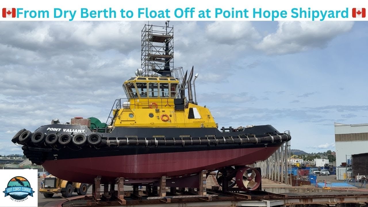 You’ve Never Seen a Tugboat Launch Like This Before!