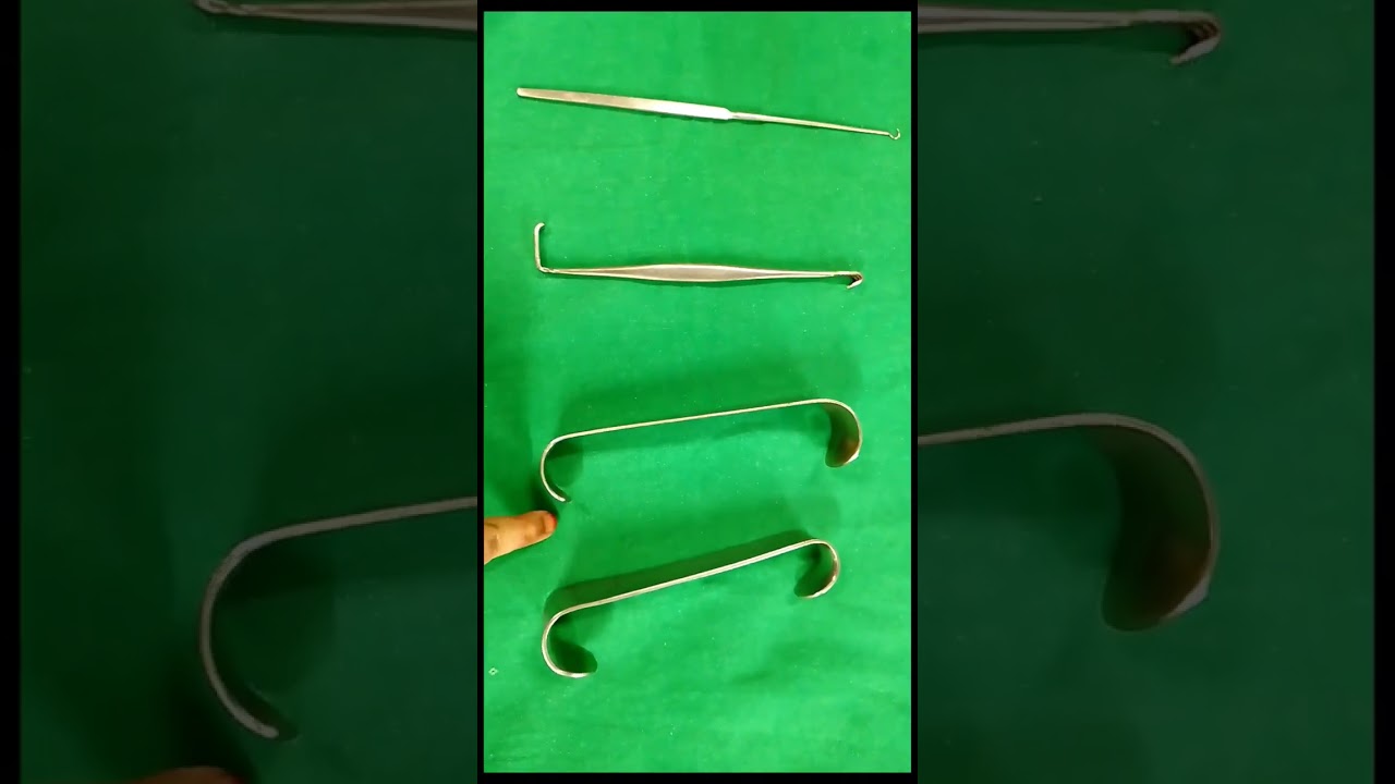 Types of retractors used in surgeries in ot 