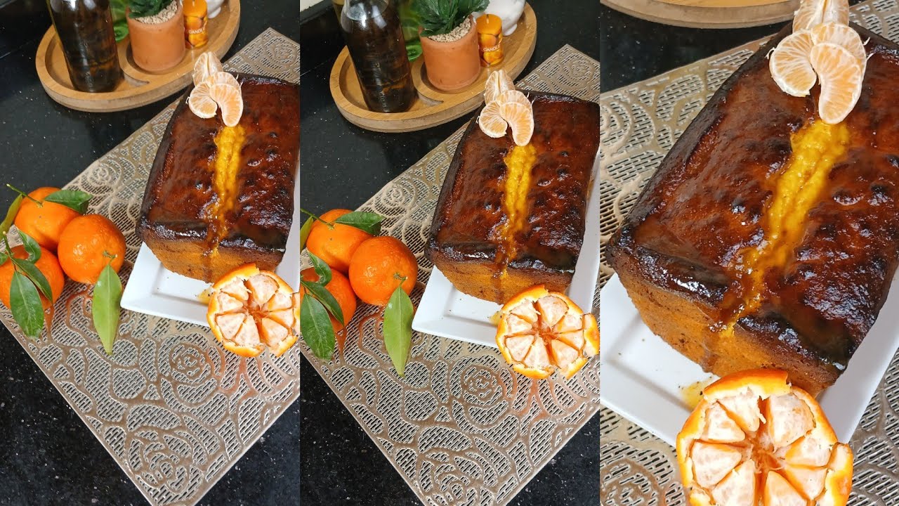 كيك بالمندرين بنكهة شتوية 🍊🌧 لازم تجربيه🥰