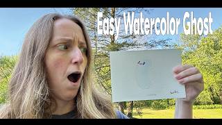 Quick and Easy Watercolor Ghost Painting