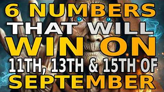 6 Lucky Numbers to FOCUS and GET RICH on  , 1ST ,  3RD and 5TH, SEPTEMBER 2025
