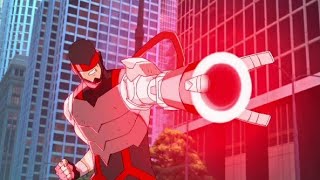 Invincible vs Killcannon Fight scene | The Invincible S01E01 (2021)