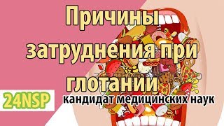 Видео Причины почему могут возникать затруднения при глотании! (автор: 24NSP - Ваши красота и здоровье)