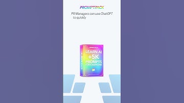 AI Prompts for PR Managers by PromptPack | #AI #ChatGPT #Bard #Bing